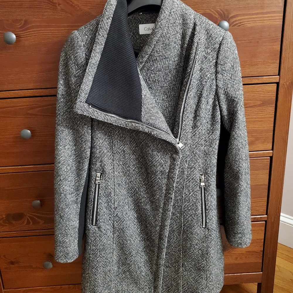 Calvin Klein Wool Blend Winter Coat